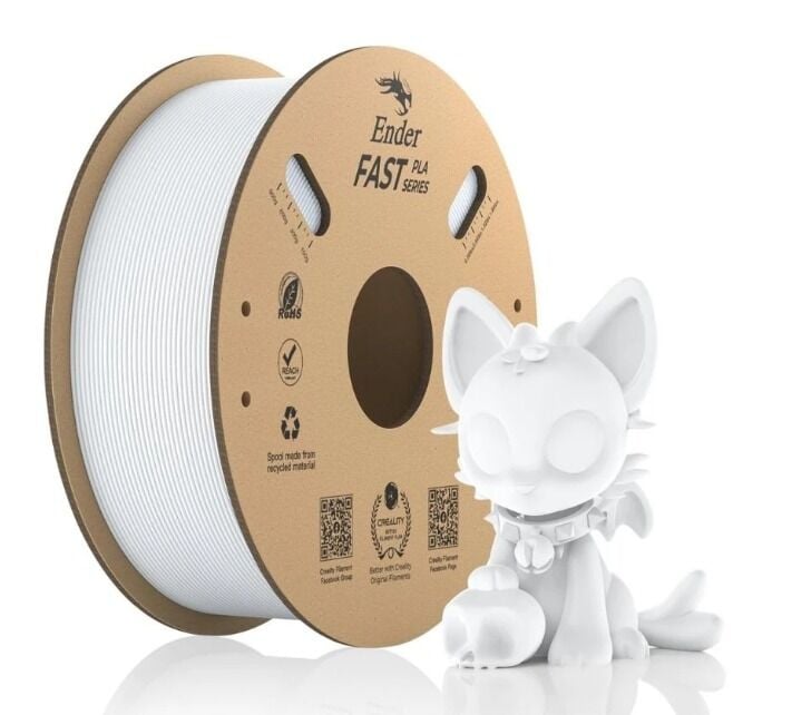 Creality Ender Fast PLA Beyaz Filament 1.75mm 1Kg