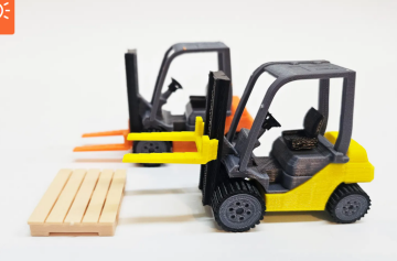 Forklift Model Kit Card - 3D Baskı Eğitici Oyuncak