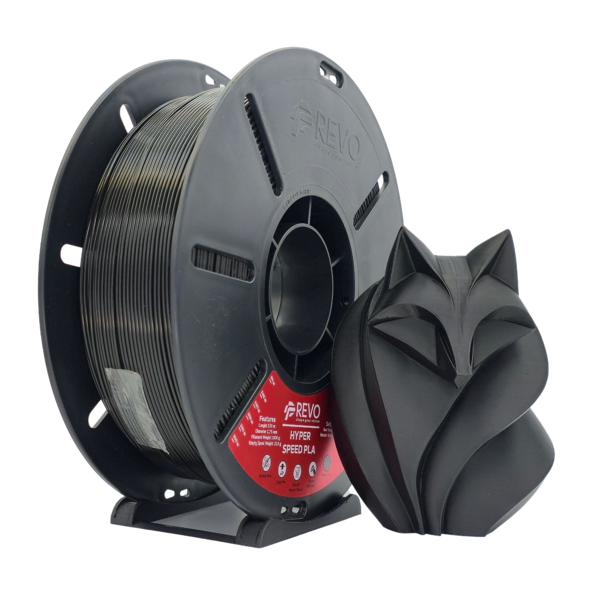 Revo Hyper Speed Siyah Pla Filament 1.75mm 1kg
