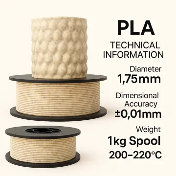 Filetto Mermer Bej  PLA Plus Filament 1.75 mm 1kg