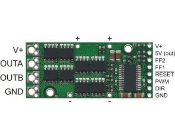 Yüksek Güçlü Motor Sürücü Kartı 36V 15A