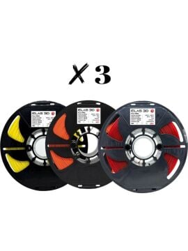 Elas 3'lü Paket PLA PRO Filament 1.75mm. 1kg