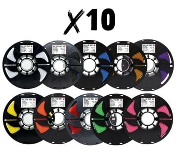 Elas 10'lu Paket PLA PRO Filament 1.75mm. 1kg