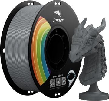 12'li Paket Creality Ender PLA+ Filament Gri 1.75mm 1kg