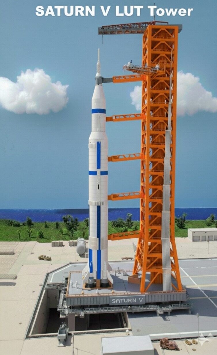 Saturn V Fırlatma Kulesi - Eğitici Oyuncak