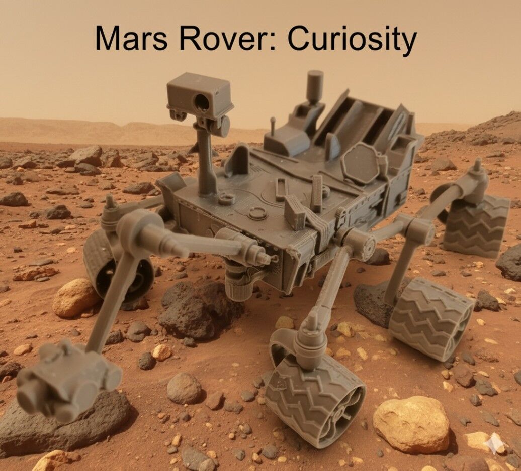 Mars Rover Curiosity Kit Card - Eğitici Oyuncak