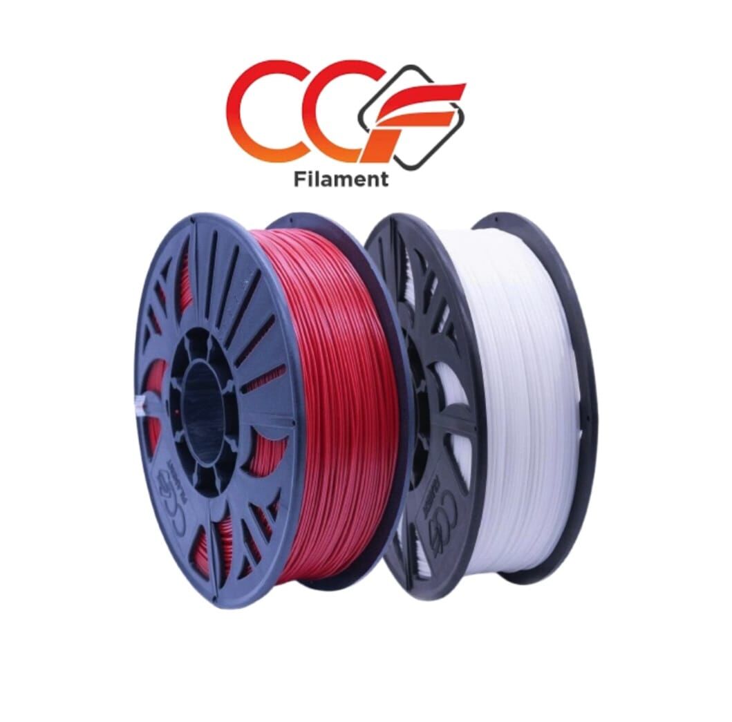 CCF Kırmızı-Beyaz 2'li Paket Hyper Pla Filament 1.75mm 1Kg