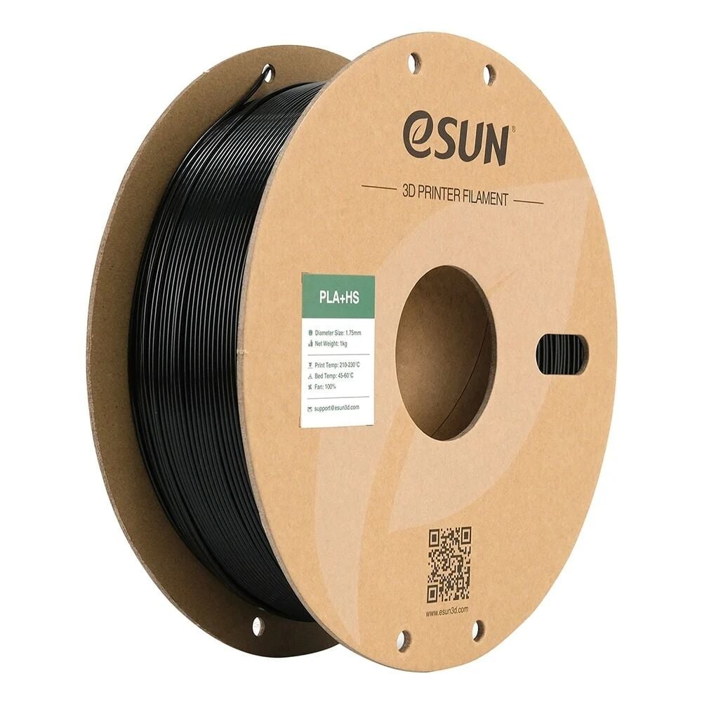 Esun Siyah  PLA+HS Filament 1.75mm 1Kg