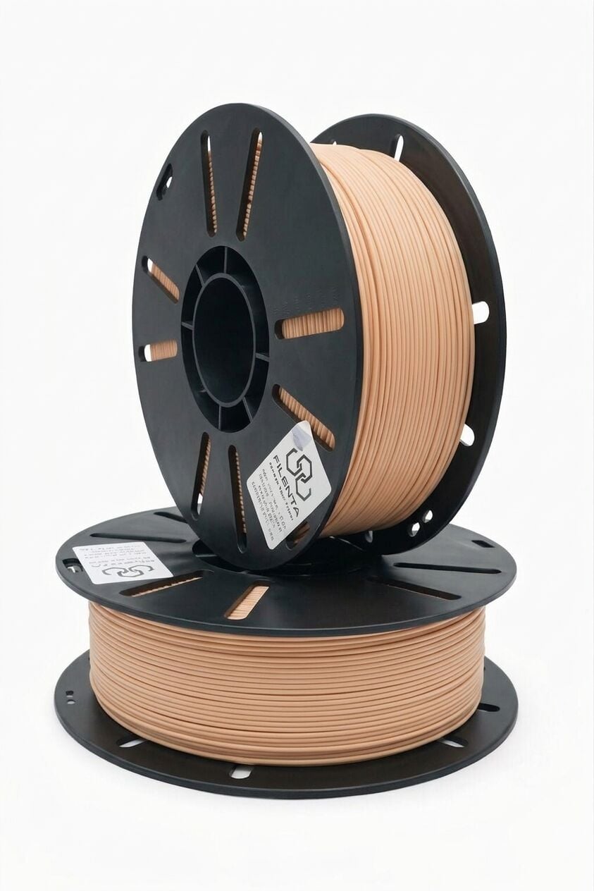 Filenta Pudra Bej Pla Premium Filament 1.75mm. 1kg.