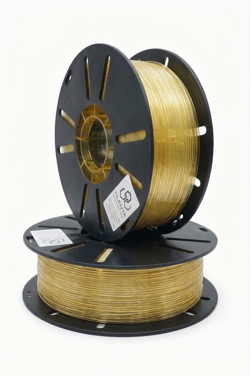Filenta Transparan Sarı Petg Filament 1.75mm 1Kg.