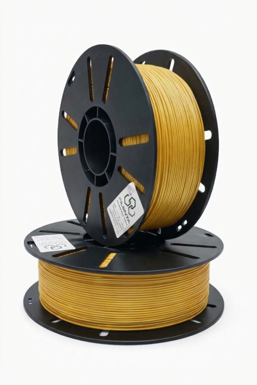 Filenta Silk Gold Pla Premium Filament 1.75mm. 1kg.