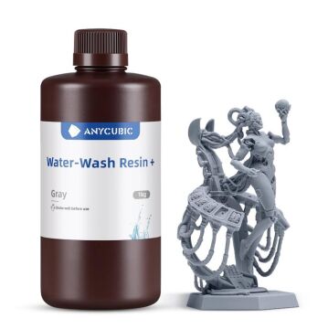 Anycubic Water Washable (Suda Yıkanabilir) UV Reçine 1Kg Gri