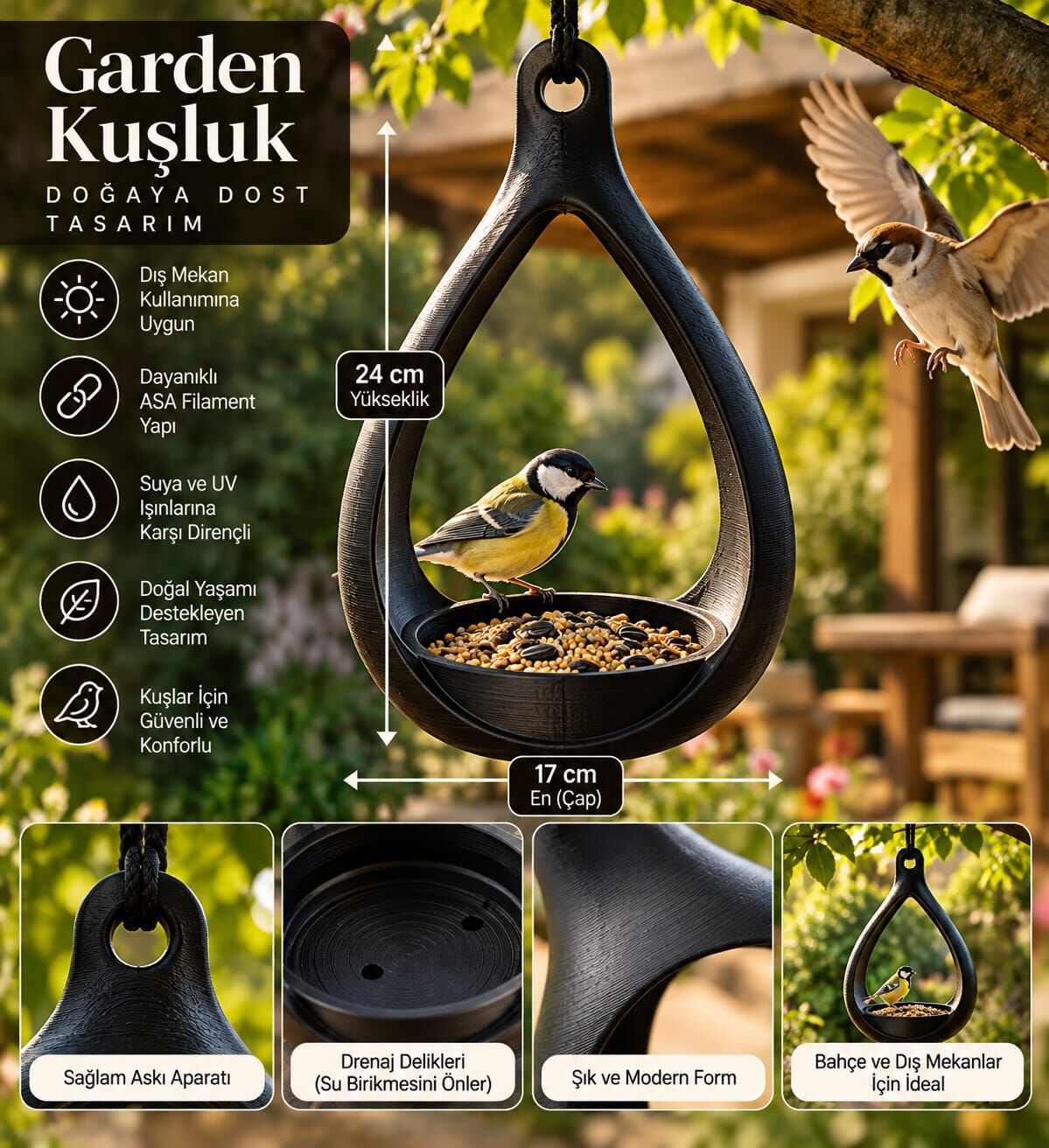 Garden Kuş Yemliği