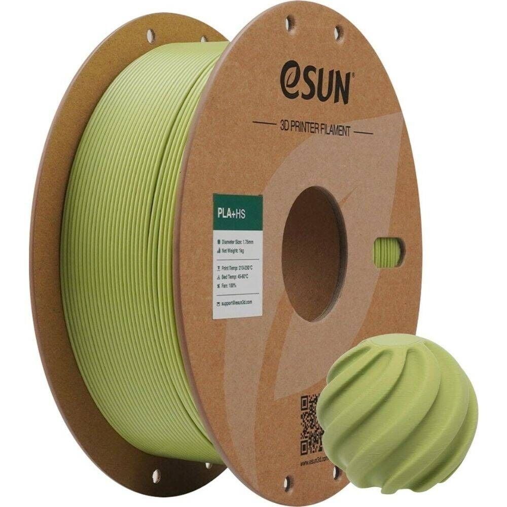 Esun Matcha Green PLA+HS Filament 1.75mm 1kg