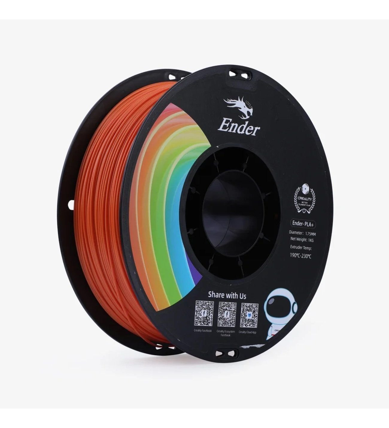 Creality Ender PLA+ Filament Turuncu 1.75mm 1kg