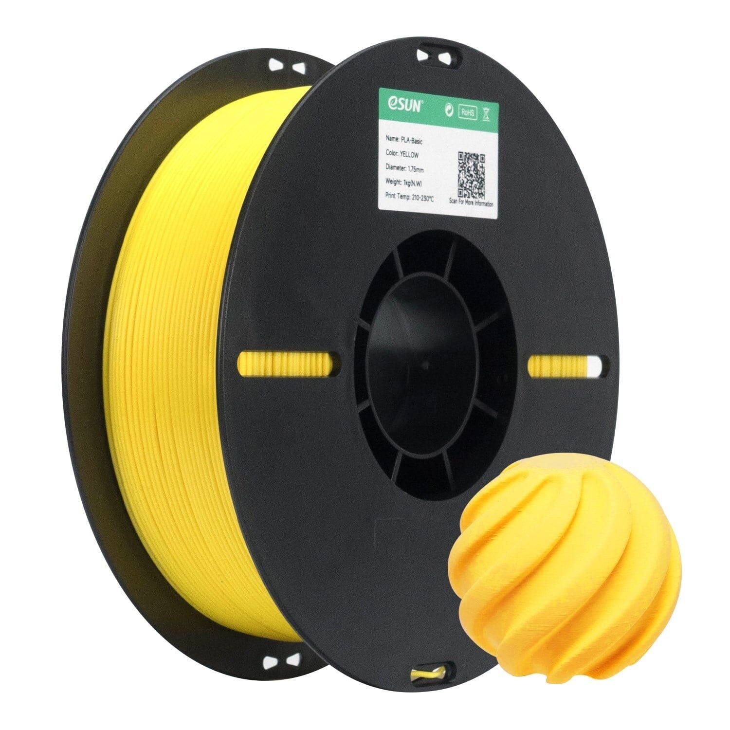 Esun Sarı PLA Basic  Filament 1.75mm 1kg