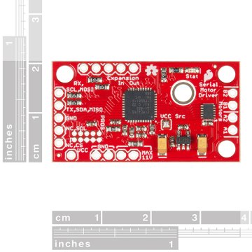SparkFun Seri Kontrollü Motor Sürücüsü