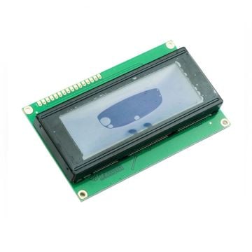 2004A 20x4 LCD Ekran - I2C Lehimli  Mavi Display