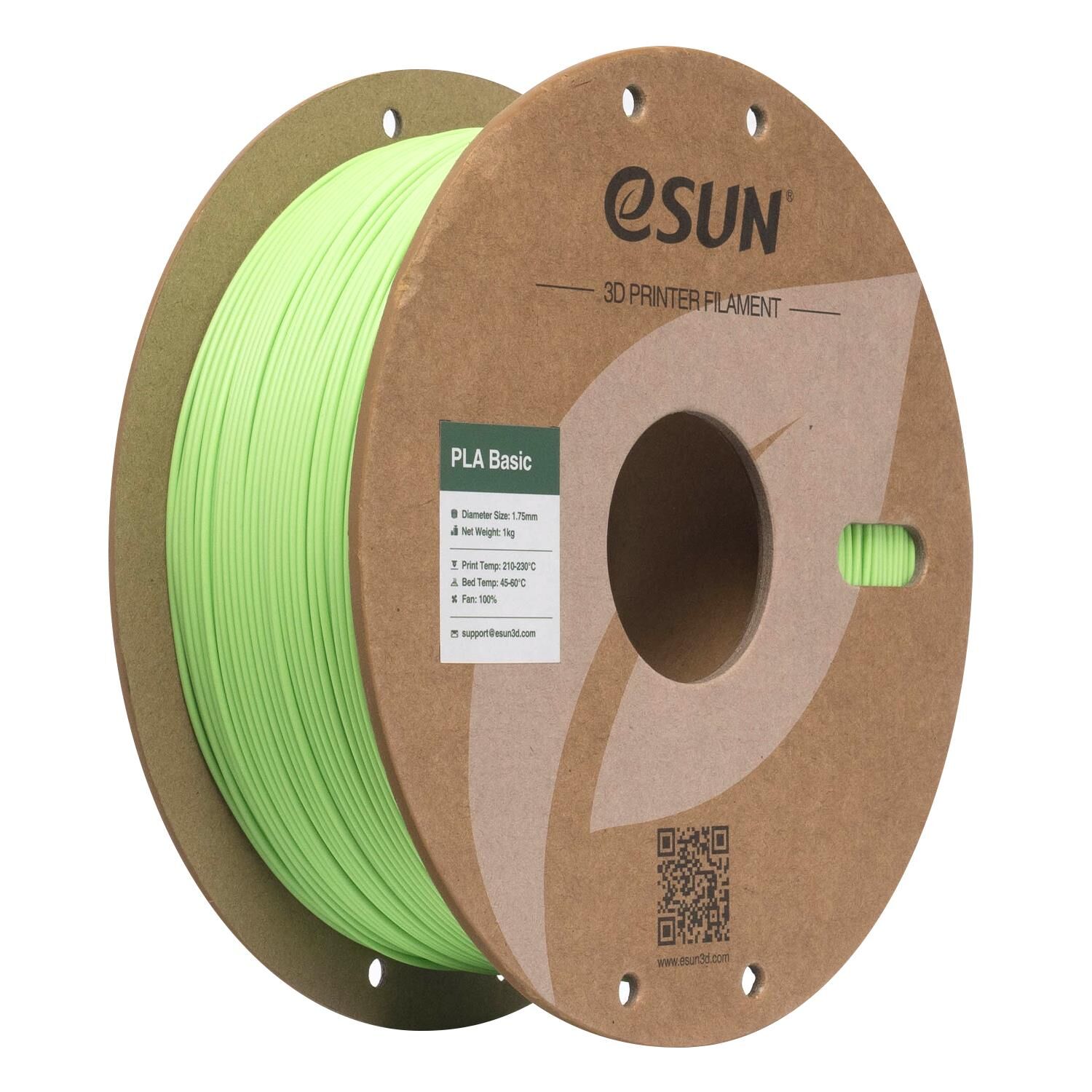 Esun Açık Yeşil PLA Basic  Filament 1.75mm 1kg