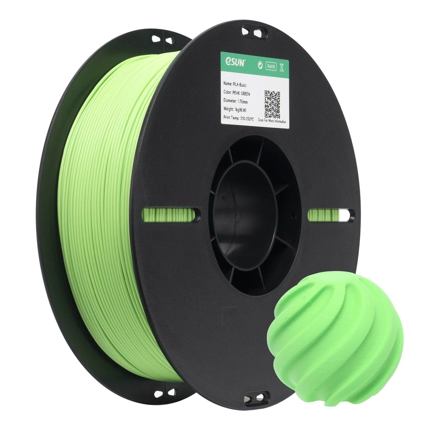 Esun Açık Yeşil PLA Basic  Filament 1.75mm 1kg
