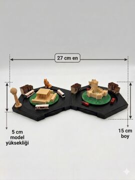 Hareketli Ankara Esintisi: Hareketli Masa Üstü 2'li Dekor