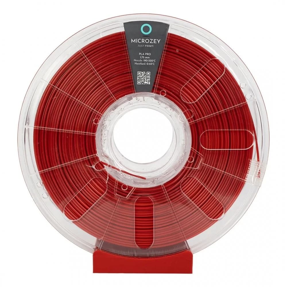 Microzey Koyu Kırmız PLA Pro MAX 1 kg 1.75mm