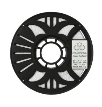 Filenta Sedef Beyaz Pla Premium Filament 1.75mm 1Kg.