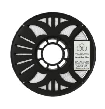Filenta Sedef Beyaz Pla Premium Filament 1.75mm 1Kg.