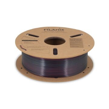 Filamix Kırmızı-Siyah Silk Magic Pla Filament 1.75mm. 1Kg
