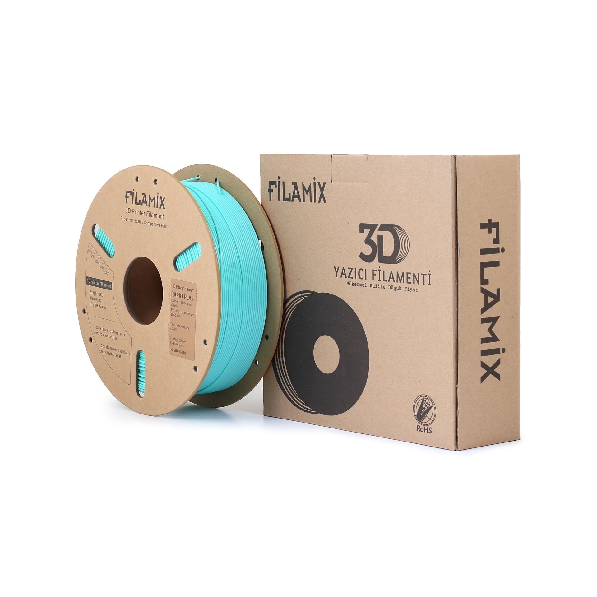 Filamix Koyu Nane Hyper Speed PLA+ Filament 1.75 mm 1000 Gr.