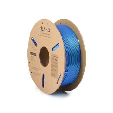 Filamix Mavi-Yeşil Silk Magic Pla Filament 1.75mm. 1Kg