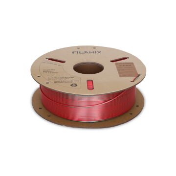 Filamix Kırmızı-Yeşil Silk Magic Pla Filament 1.75mm. 1Kg