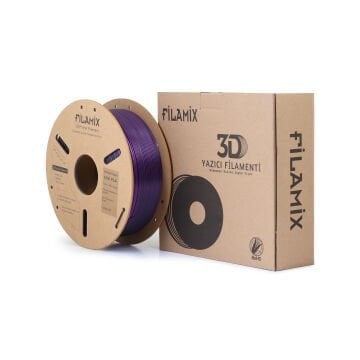 Filamix Siyah-Mor Silk Magic Pla Filament 1.75mm. 1Kg