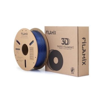 Filamix Mavi-Mor-Siyah Silk Mystic Pla Filament 1.75mm. 1Kg