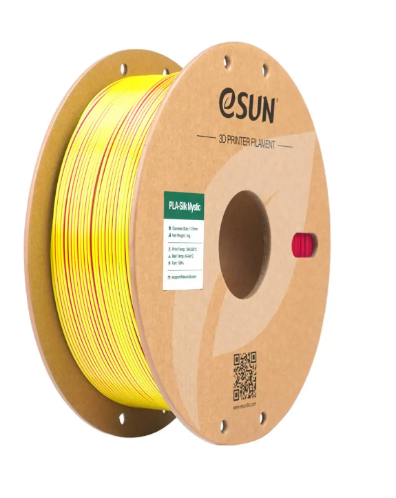 Esun Kırmızı-Sarı-Mavi Silk Mystic Pla Filament 1.75mm. 1Kg