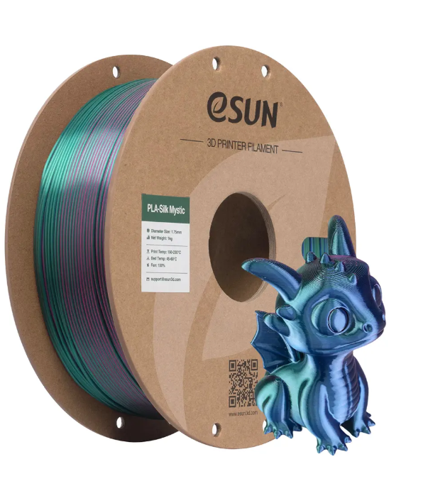 Esun Kırmızı-Yeşil-Mavi Silk Mystic Pla Filament 1.75mm. 1Kg