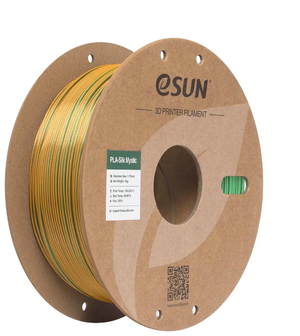Esun Altın-Yeşil-Siyah Silk Mystic Pla Filament 1.75mm. 1Kg