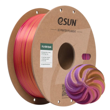 Esun Kırmızı-Altın-Mor Silk Mystic Pla Filament 1.75mm. 1Kg