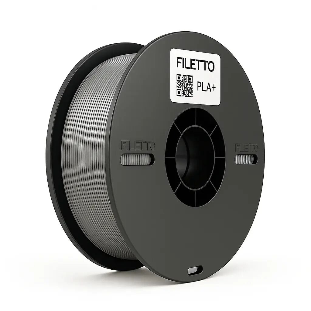 Filetto Gri PLA Plus Filament 1.75 mm 1kg