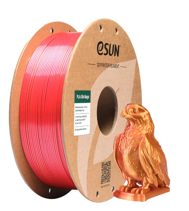 Esun Kırmızı-Altın Silk Magic Pla Filament 1.75mm. 1Kg