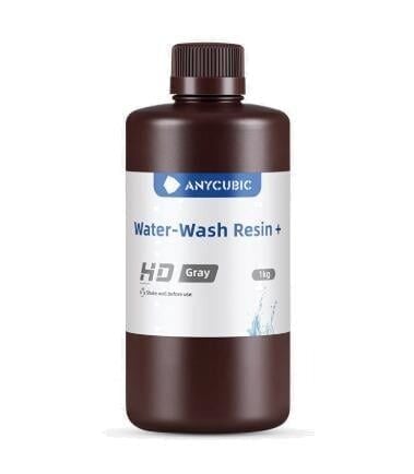 Anycubic Water Washable (Suda Yıkanabilir) UV Reçine 1Kg HD Gri