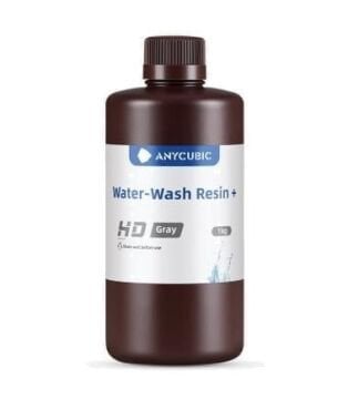 Anycubic Water Washable (Suda Yıkanabilir) UV HD Gri Reçine 1Kg