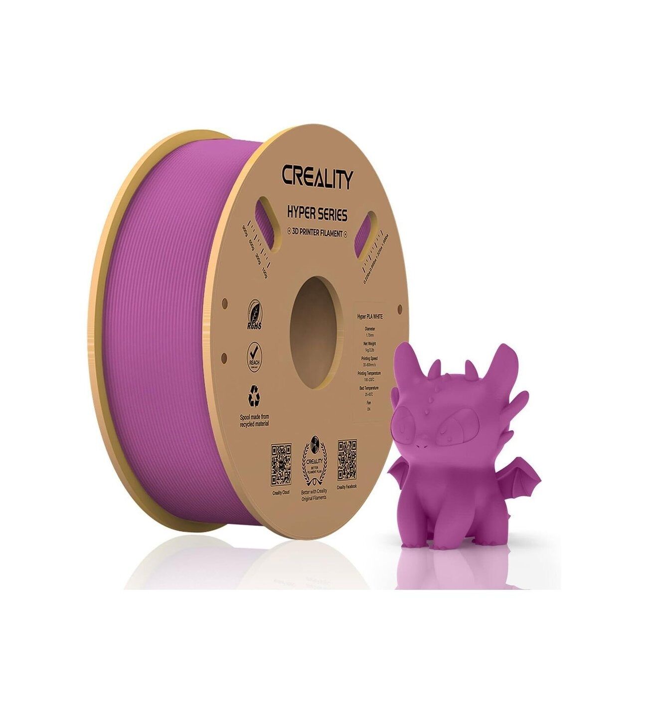 Creality Hyper PLA Mor Filament 1.75mm 1Kg
