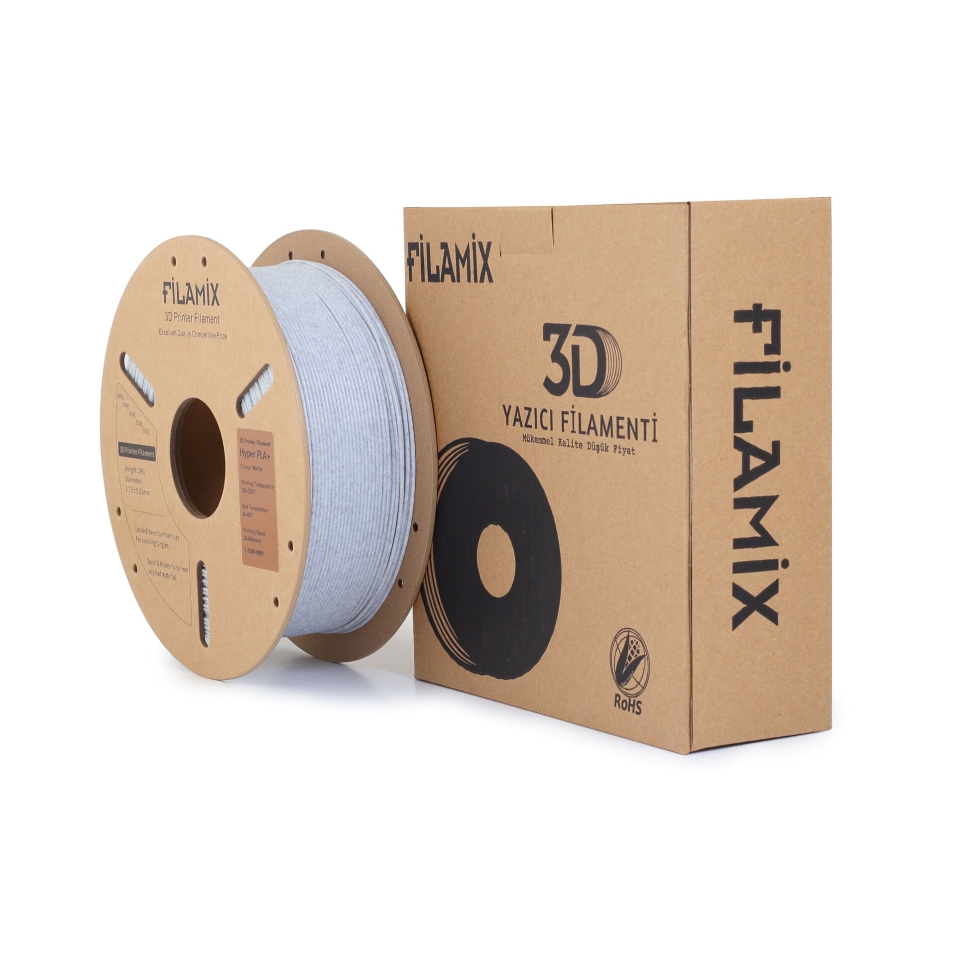 Filamix Mermer Rengi PLA Filament 1.75mm. 1Kg.