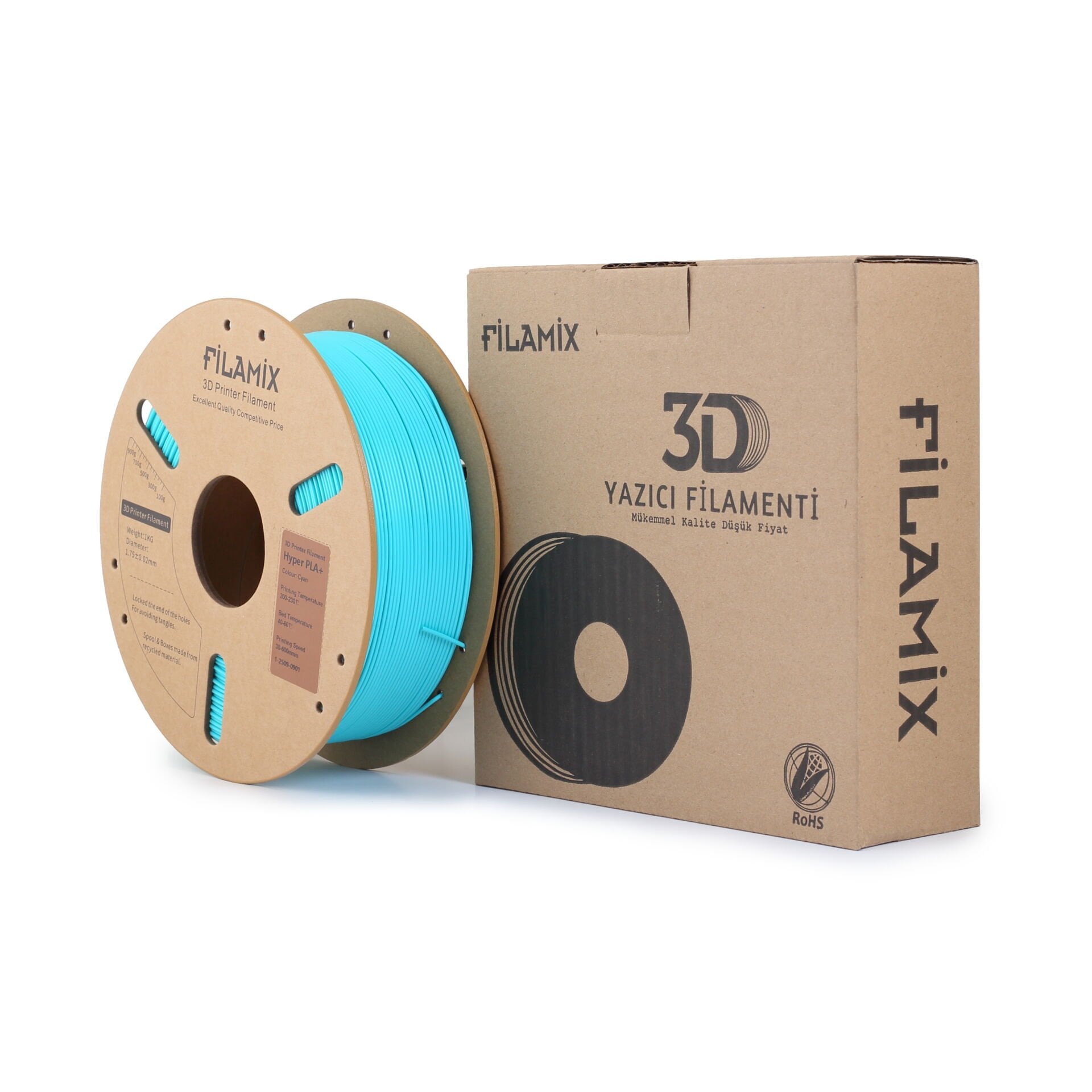 Filamix Cam Göbeği PLA+ Filament 1.75 mm 1000 Gr.