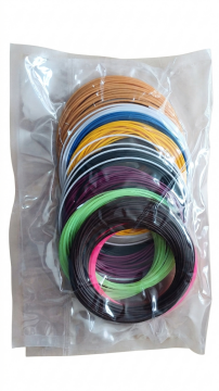 Vakumlu Pla Filament 10 Renk 5 Metre Toplam 50m.