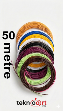 Vakumlu Pla Filament 10 Renk 5 Metre Toplam 50m.