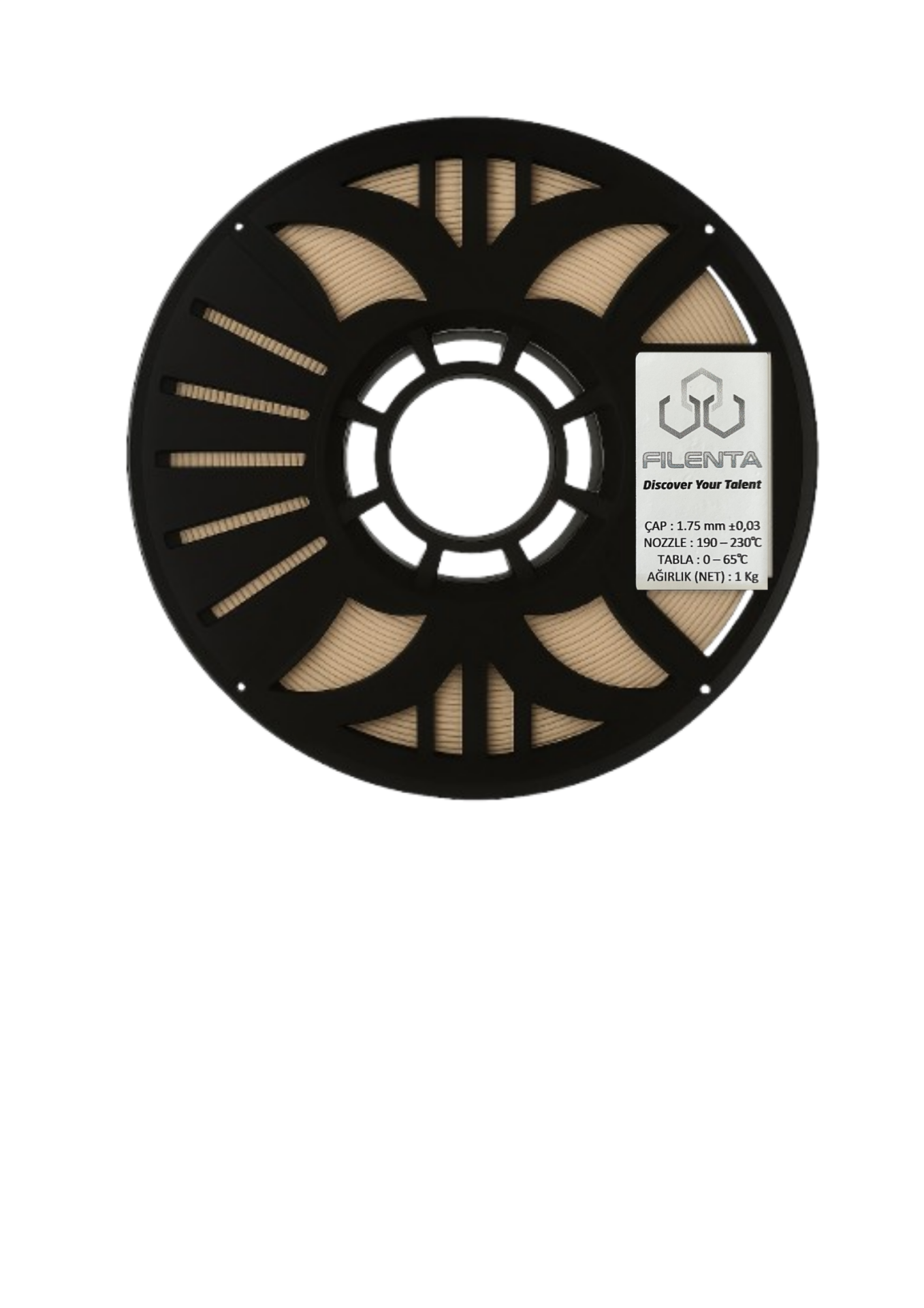 Filenta Ten Rengi Pla Premium Filament 1.75mm 1Kg