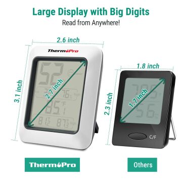 ThermoPro TP50 Termometre Dijital Isı ve Nem Ölçer