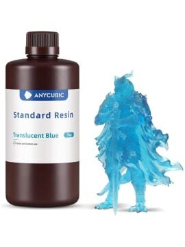 Anycubic Yarı Saydam Mavi Reçine 1 KG - SLA